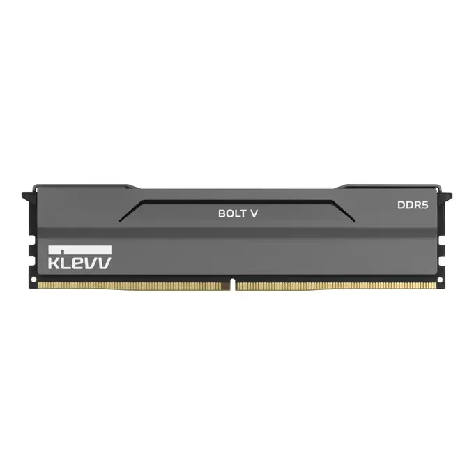 KLEVV BOLT V 32GB (2 x 16GB) DDR5 6000MT/s CL30 Desktop Memory Kit - Black - KD5AGU880-60A300H, image 1 of 1