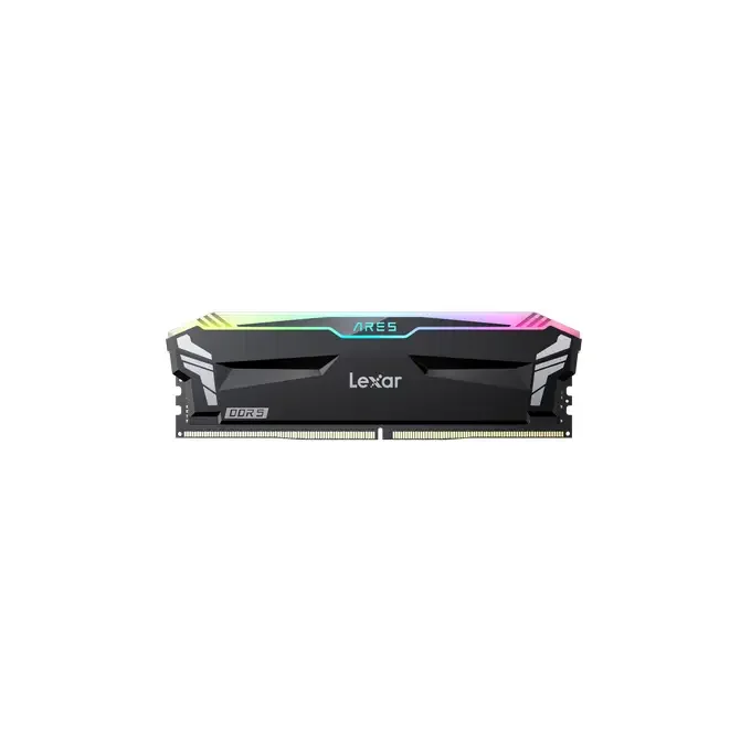 Lexar ARES RGB 32GB (2x16GB) 6400MHz DDR5 Memory Kit - Black - LD5EU016G-R6400GDLA, image 1 of 1