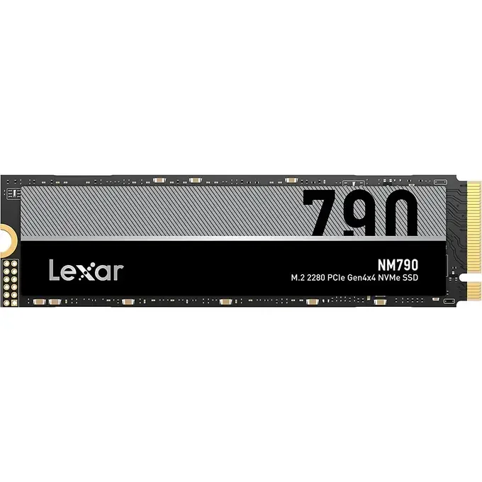 Lexar NM790 2TB SSD PCIe Gen4 M.2 SSD - 7400 MB/s read and 6500 MB/s write - LNM790X002T-RNNNG, image 1 of 1