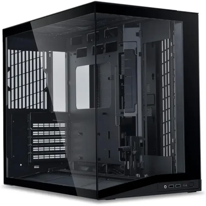 Lian Li O11 Dynamic Mini V2 ATX Mid-Tower PC Case Tempered Glass - Black - O11DMIV2X, image 1 of 1