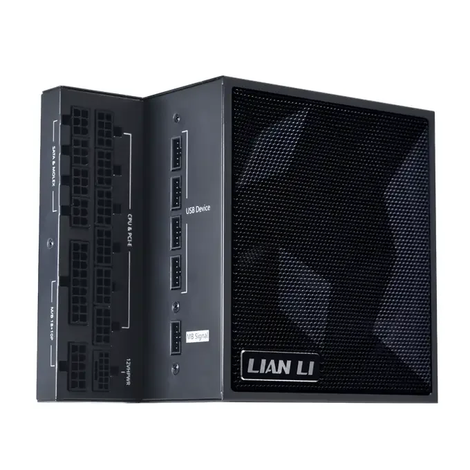 Lian Li Shift Edge EG1000 1000W 80+ Platinum Power Supply Unit - Black, image 1 of 1