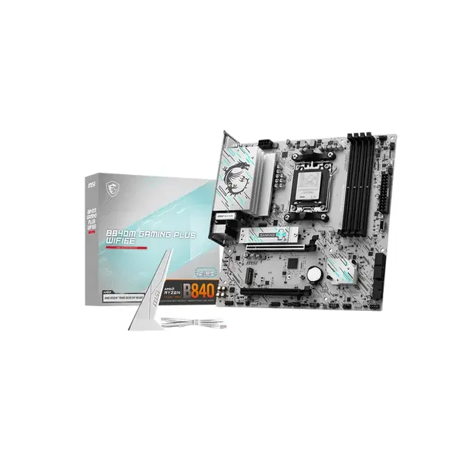 MSI B840M GAMING PLUS WIFI6E AM5 DDR5 MATX Motherboard, image 1 of 1