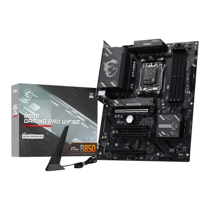 MSI B850 GAMING PRO WIFI6E AM5 B850 ATX Motherboard - DDR5, WIFI 6E, image 1 of 1