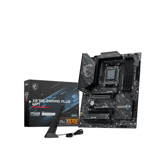 MSI X870E GAMING PLUS WIFI AM5 DDR5 ATX Motherboard, image 1 of 1