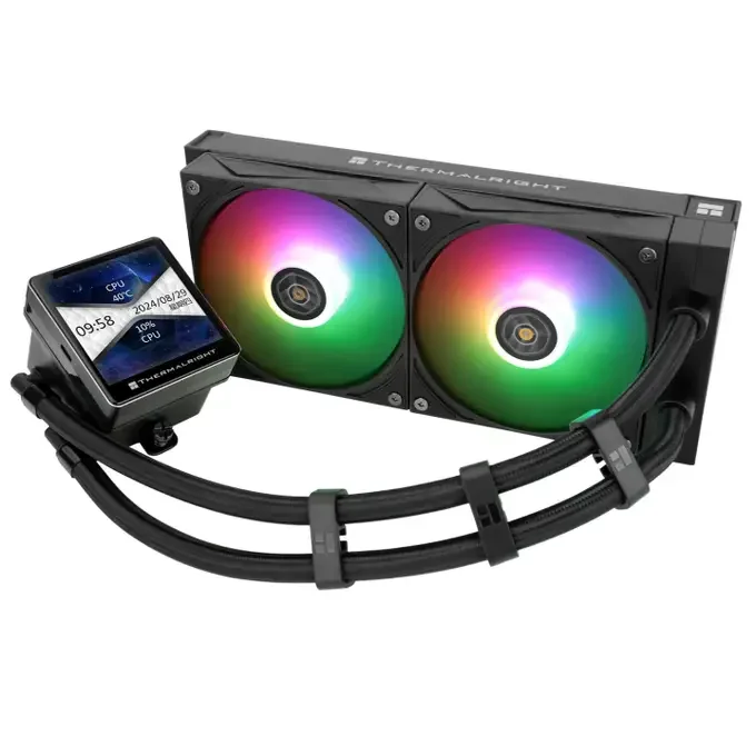Thermalright Grand Vision 240 ARGB Black All In One CPU Cooler - 240mm - COO-TLR-03751, image 1 of 1