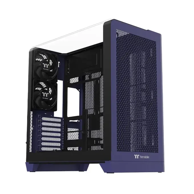Thermaltake The View 390 Air Future Dusk Dual Chamber Mid Tower Tempered Glass PC Gaming Case - CA-11F-00MNWN-00, image 1 of 1