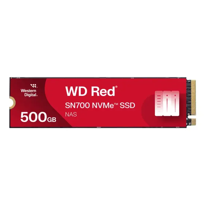 Western Digital WD Red SN700 500GB Gen3 M.2 NVMe 3430MB/s 2600MB/s - WDS500G1R0C-68BDK0, image 1 of 1