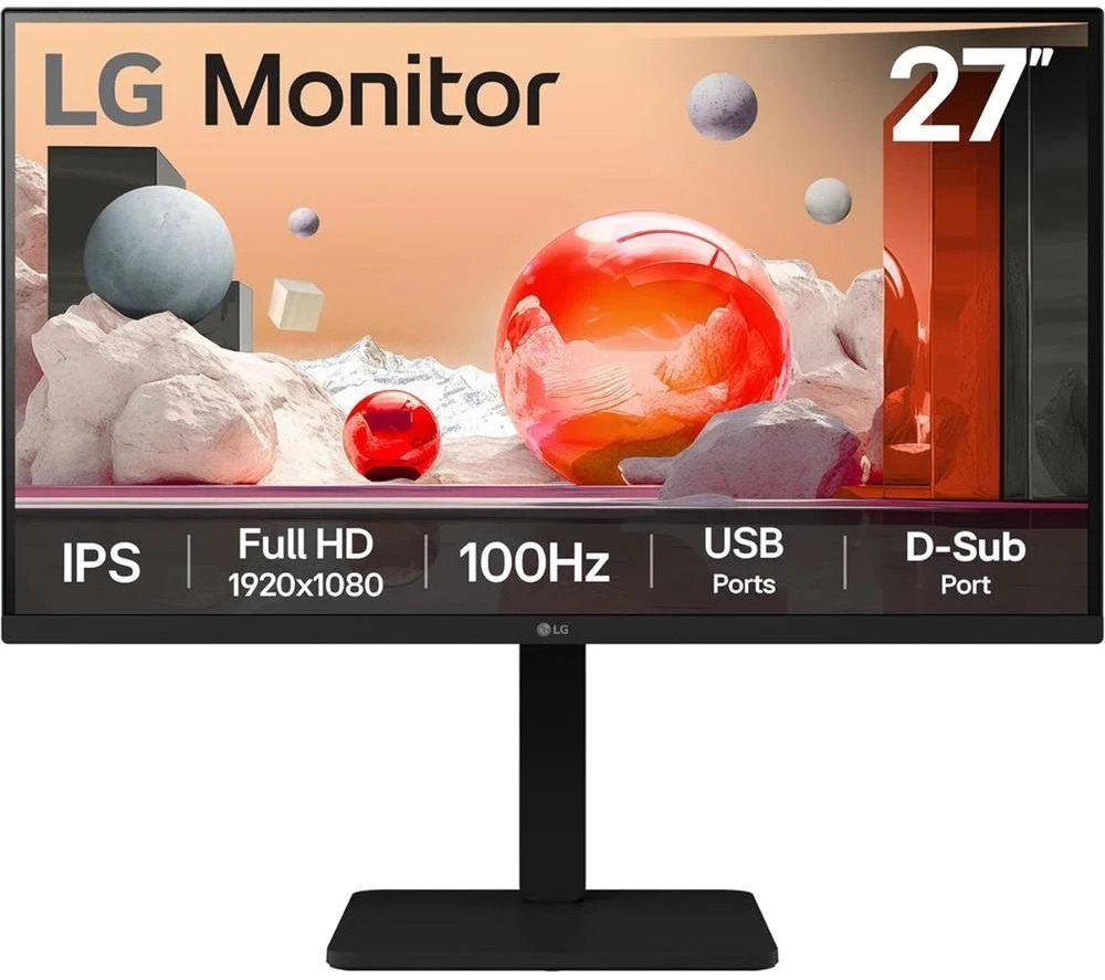 Lg 27BA550-B Full HD 27" IPS Monitor - Black, image 1 of 1
