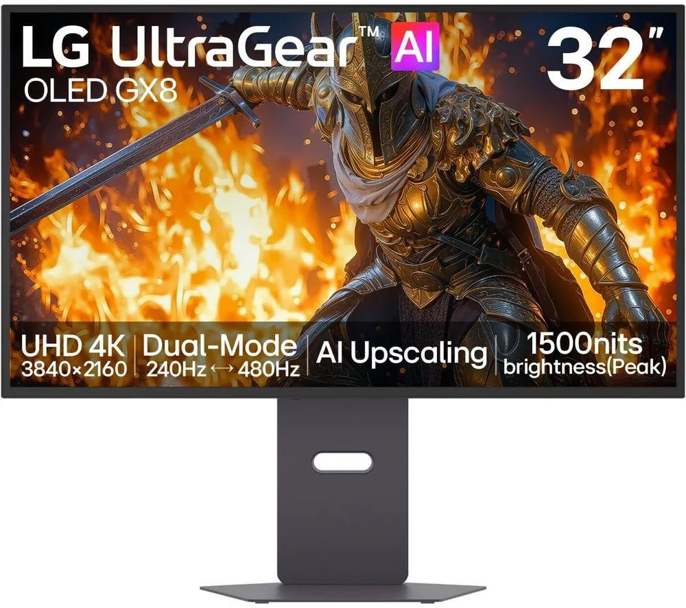 Lg UltraGear 32GX870B-B 4K Ultra HD 32" OLED Monitor - Black, image 1 of 1