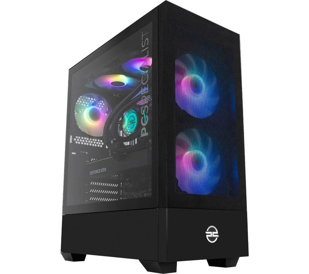 PCSPECIALIST Flux 610 Gaming PC - AMD Ryzen 7, RTX 5070, 1 TB SSD, Black, image 1 of 1