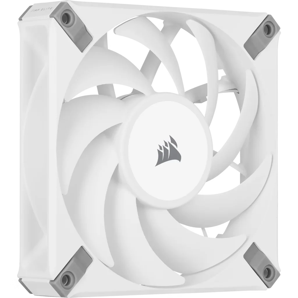Corsair AF120 ELITE High-Performance 120mm PWM Fluid Dynamic Bearing Fan - White, image 1 of 8