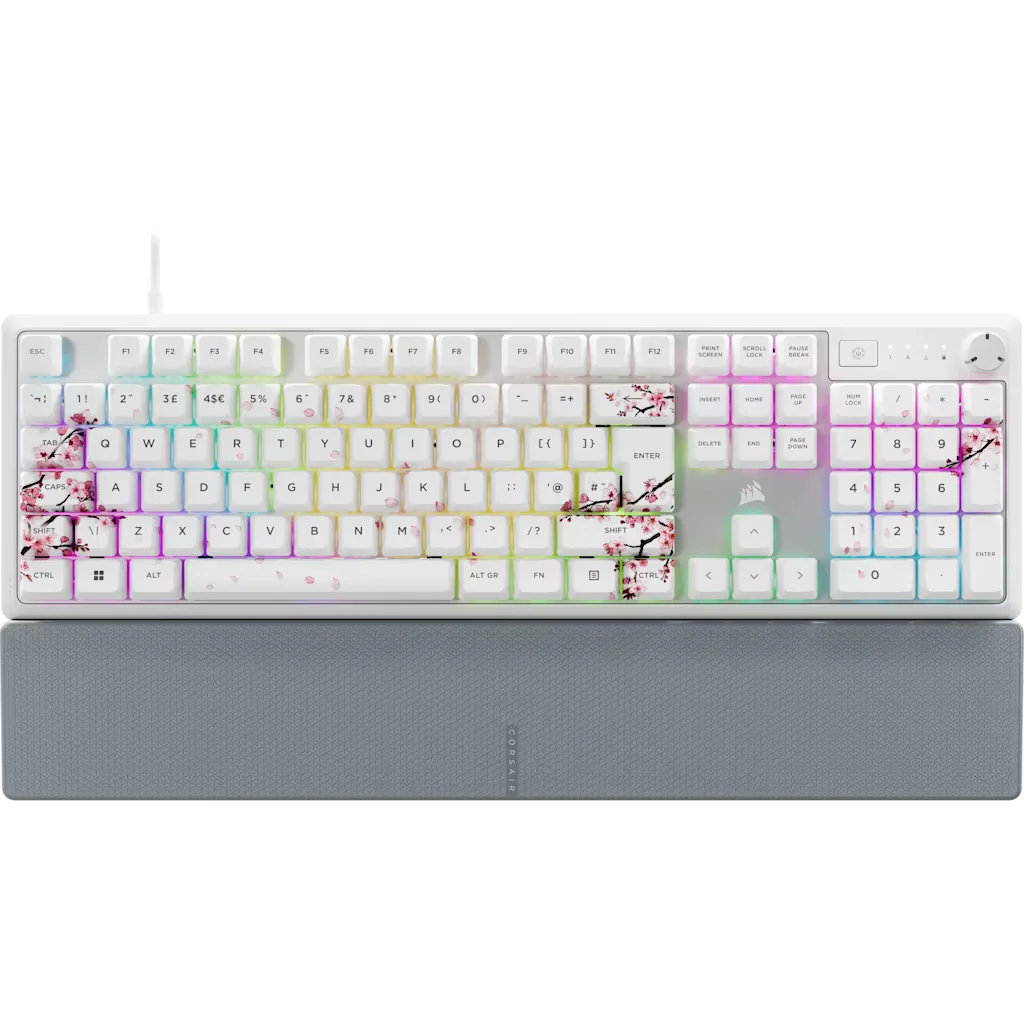 Corsair K70 CORE SE RGB Mechanical Gaming Keyboard - Cherry Blossom (UK), image 1 of 8