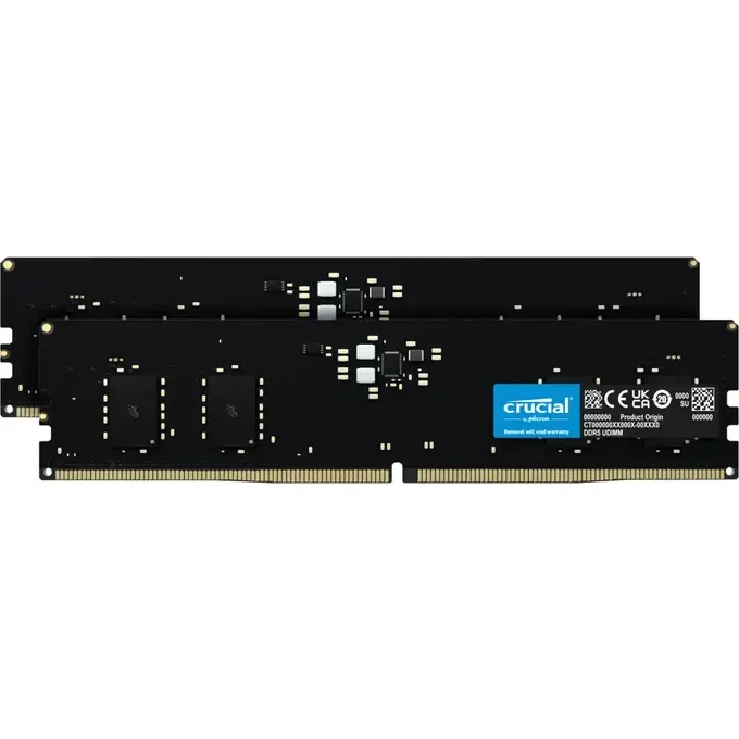 Crucial 16GB (2x8GB) DDR5 4800MHz Memory Kit - CT2K8G48C40U5, image 1 of 1