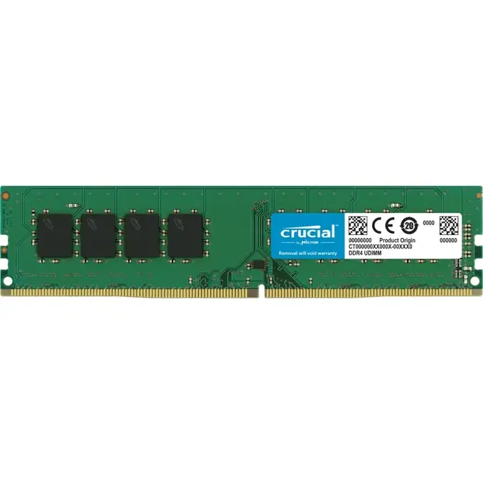 Crucial 32GB (1x32GB) DDR4 3200MHz Memory Module - CT32G4DFD832AT, image 1 of 1