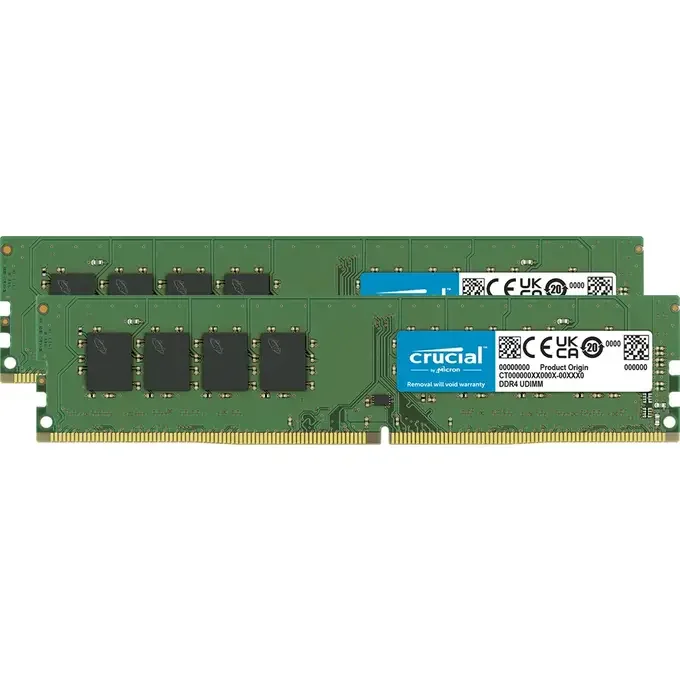 Crucial 64GB (2x32GB) DDR4 3200MHz Memory Kit - CT2K32G4DFD832A, image 1 of 1