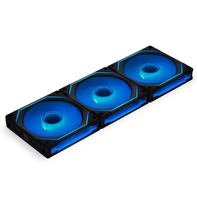 Lian Li SL120 INF ARGB 120mm Case Fan Triple Pack Black - UF-SLIN120-3B, image 1 of 1