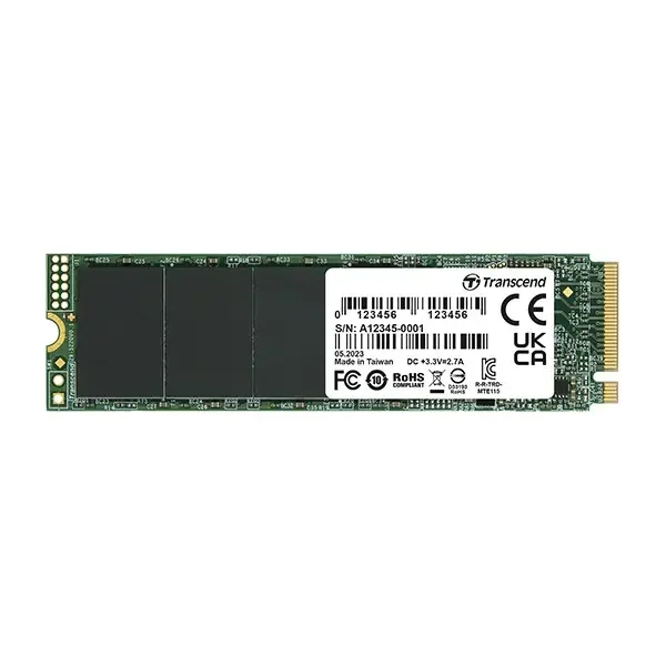 Transcend 115S 500GB M.2 PCIe 3.0 NVMe SSD - TS500GMTE115S, image 1 of 1