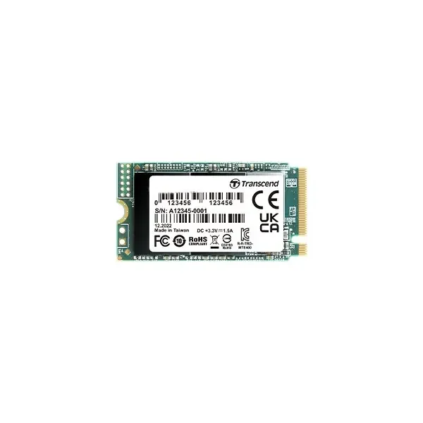 Transcend 400S 512GB M.2 PCIe NVMe SSD - TS512GMTE400S, image 1 of 1