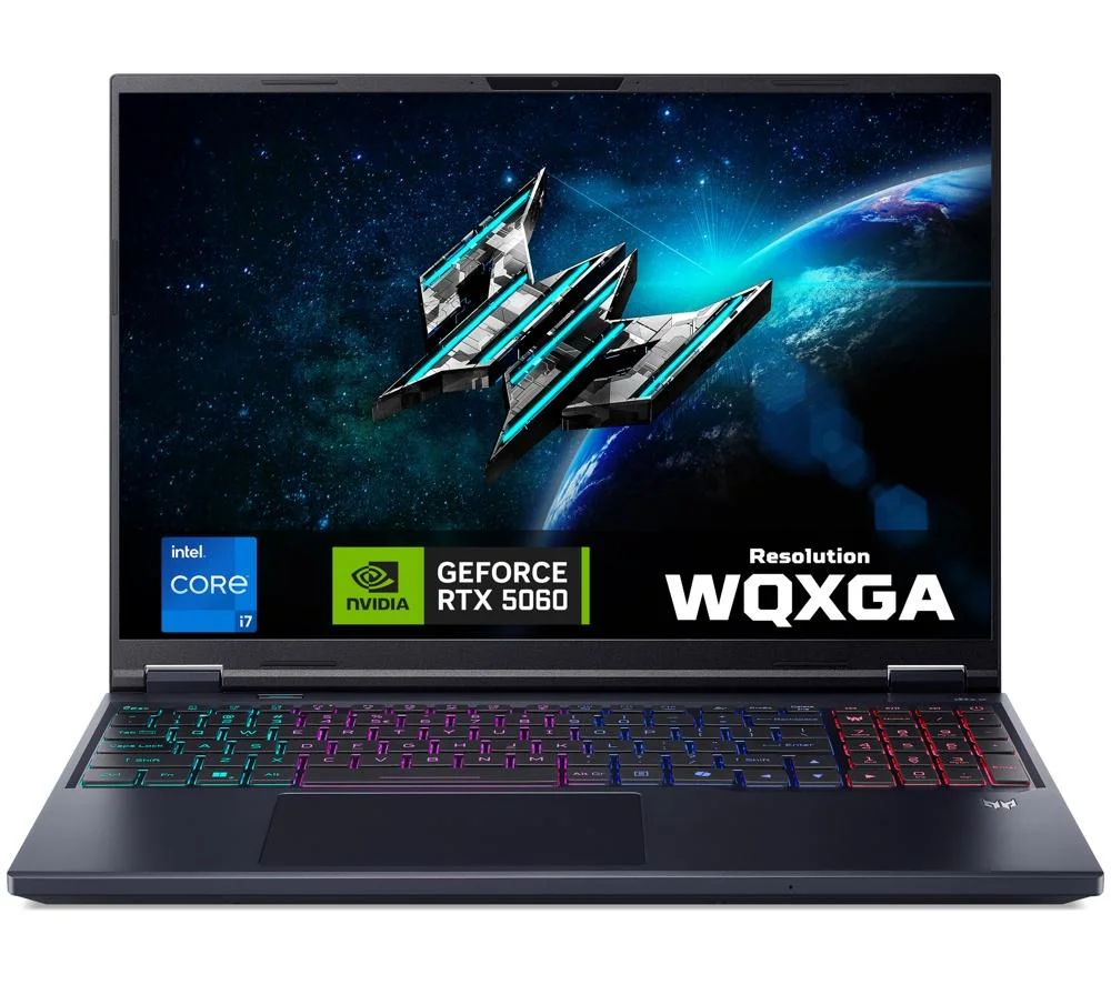 ACER Predator Helios Neo 16 AI 16" Gaming Laptop - Intel Core i7, RTX 5060, 1 TB SSD, Black, image 1 of 1