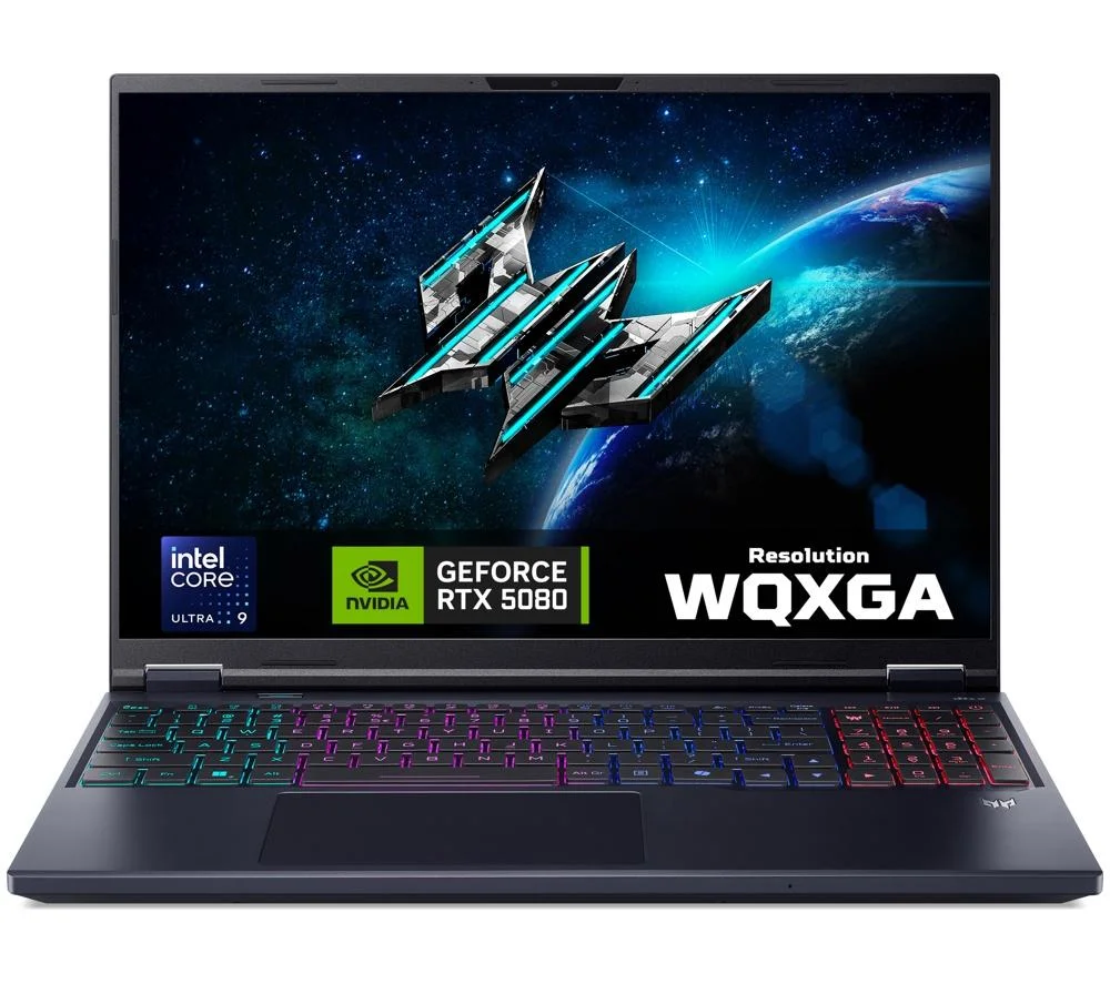 Acer Predator Helios Neo 16 AI Intel Core Ultra 9 290HX Plus 32GB RAM 1TB SSD RTX 5080 16" Windows 11 Home Gaming Laptop, image 1 of 1
