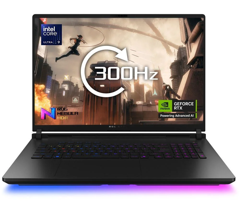 ASUS ROG Strix G18 18" Gaming Laptop - Intel Core Ultra 9, RTX 5070 Ti, 2 TB SSD, Black, image 1 of 1