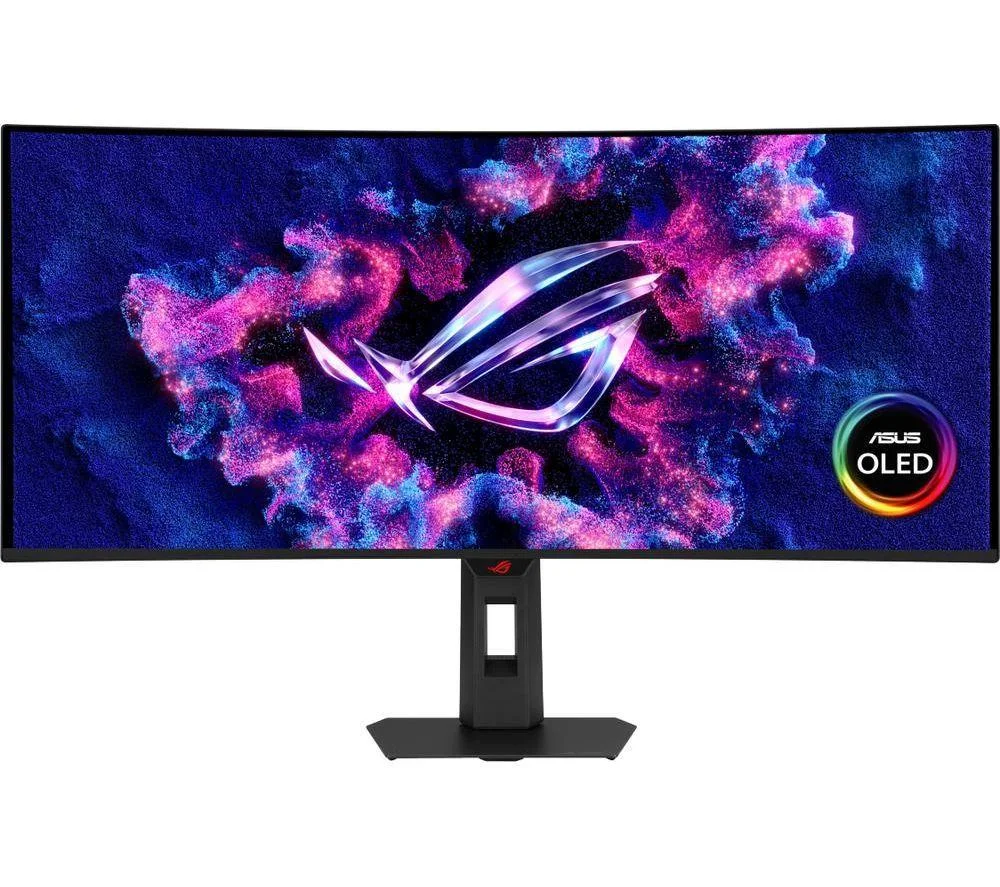 Asus ROG Strix XG34WCDMS Ultra-Wide QHD 34" QD‑OLED Gaming Monitor - Black, image 1 of 1
