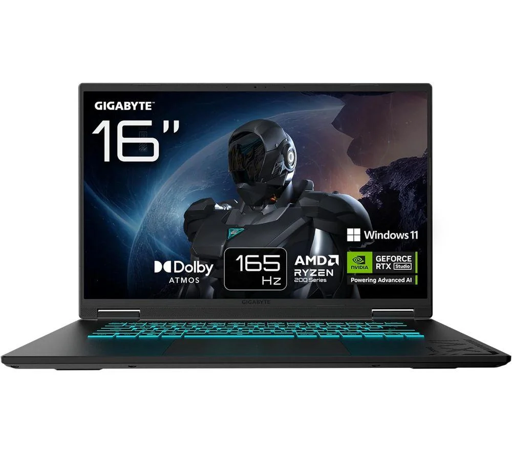 Gigabyte Gaming A16 NVIDIA RTX 5050 16GB 16 FHD+ 165Hz AMD Ryzen 7 260 Gaming Laptop, image 1 of 1