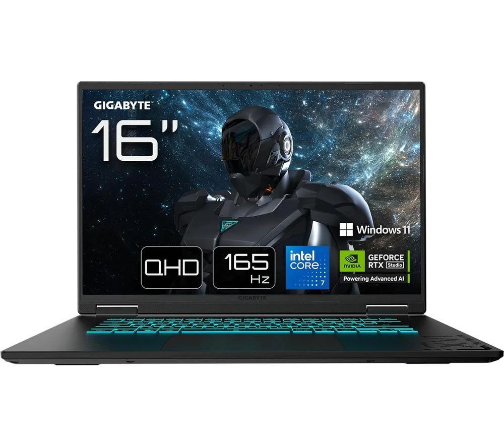 Gigabyte Gaming A16 PRO NVIDIA RTX 5070 Ti 32GB 16 QHD 165Hz Intel Core 7 240H Gaming Laptop, image 1 of 1