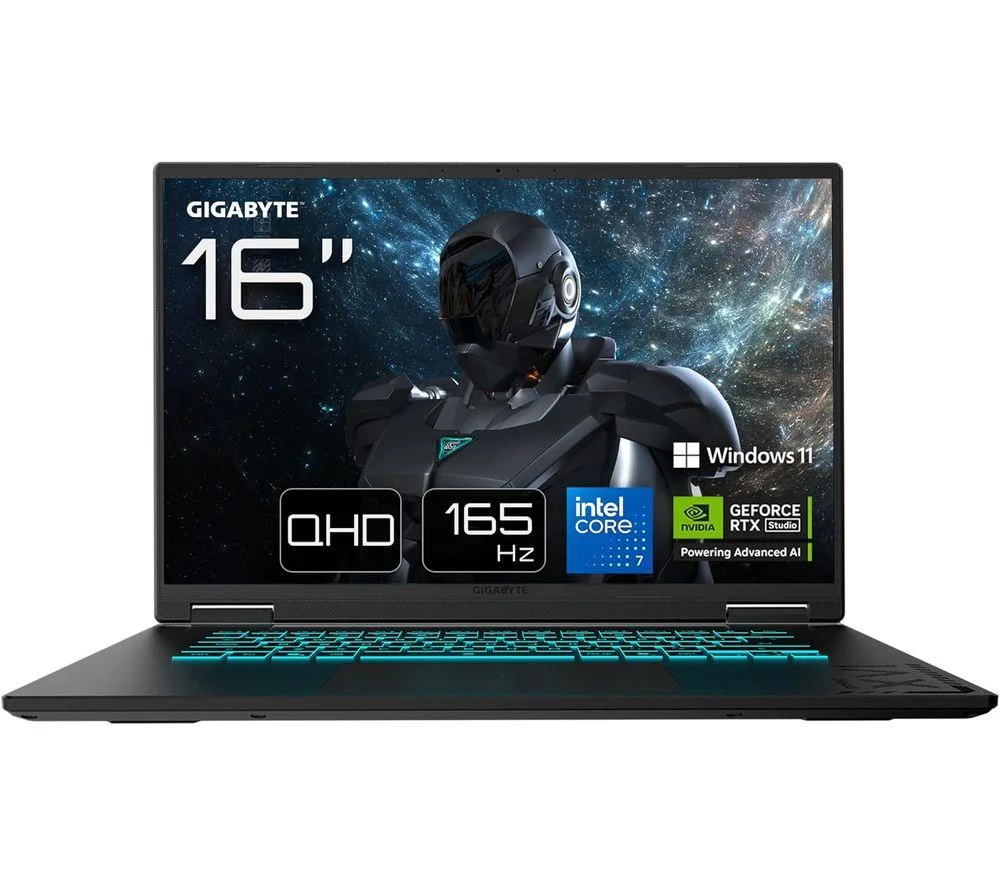 Gigabyte Gaming A16 Pro NVIDIA RTX 5080 32GB 16 QHD 165Hz Intel Core 7 240 Gaming Laptop, image 1 of 1