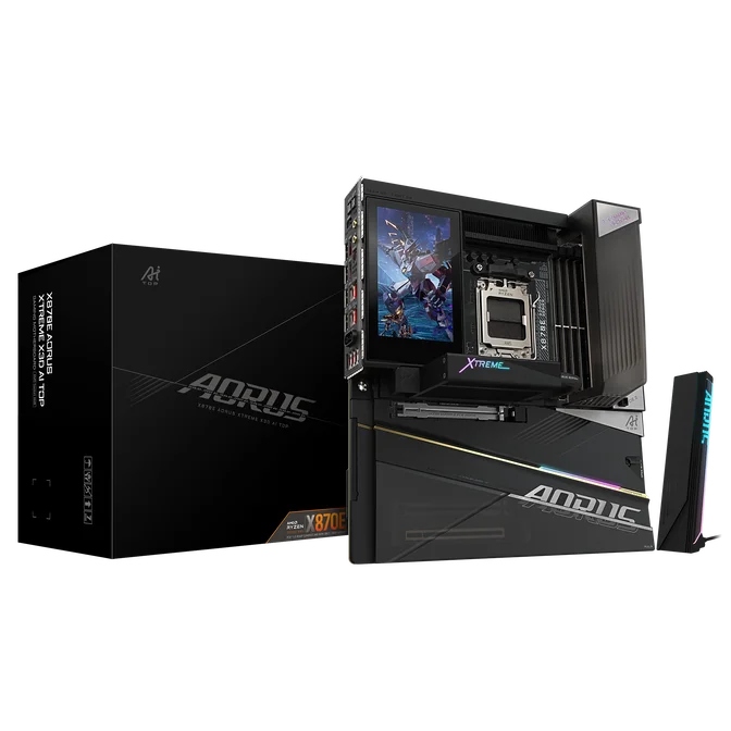 GIGABYTE X870E AORUS XTREME X3D AI TOP ATX AMD Ryzen DDR5 WIFI Motherboard – Socket AM5, image 1 of 1