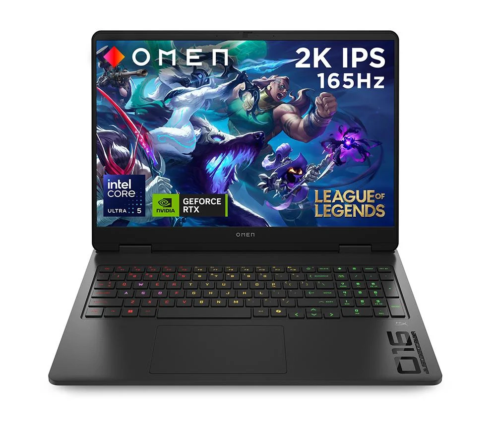 HP OMEN Slim 16-an0500na 16" Gaming Laptop - Intel Core Ultra 5, RTX 5050, 1 TB SSD, Black, image 1 of 1