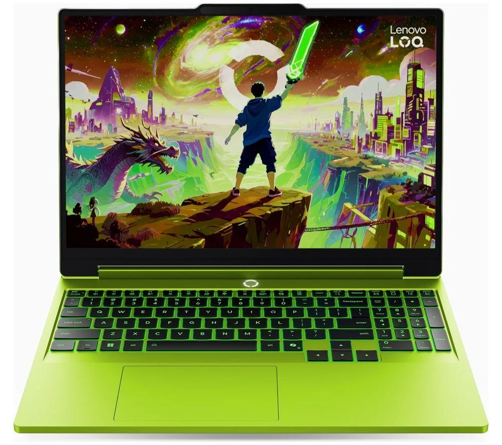 LENOVO LOQ 15.3" Gaming Laptop - AMD Ryzen 7, RTX 5050, 512 GB SSD, Green, image 1 of 1