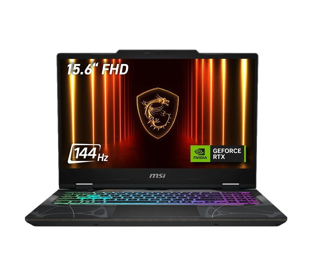 MSI Cyborg 15 15.6" Gaming Laptop - Intel Core 7, RTX 5050, 1 TB SSD, Black, image 1 of 1