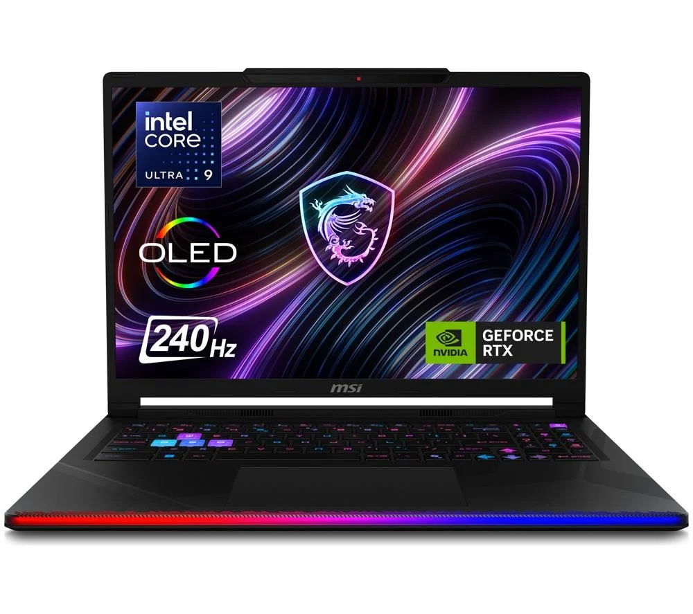 MSI Raider 16 Max HX 16" Gaming Laptop - Intel Core Ultra 9, RTX 5090, 2 TB SSD, Black, image 1 of 1