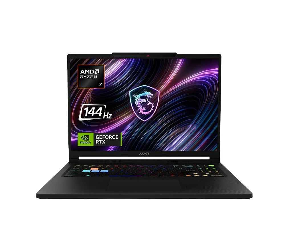 MSI Raider A16 HX 16" Gaming Laptop - AMD Ryzen 9, RTX 5080, 1 TB SSD, Black, image 1 of 1
