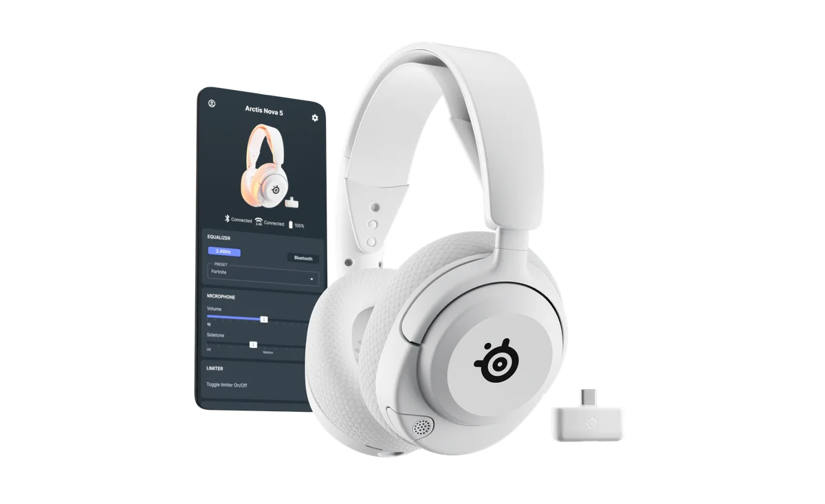SteelSeries Arctis Nova 5 Wireless - White, image 1 of 1