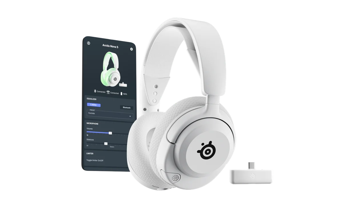 SteelSeries Arctis Nova 5X Wireless - White, image 1 of 1