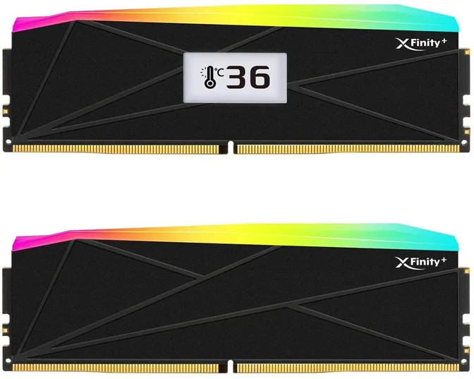 V-Color Manta XFinity+ aRGB EXPO 32GB (2x16GB) DDR5 C40 8000MHz Dual Channel Kit - Black, image 1 of 3