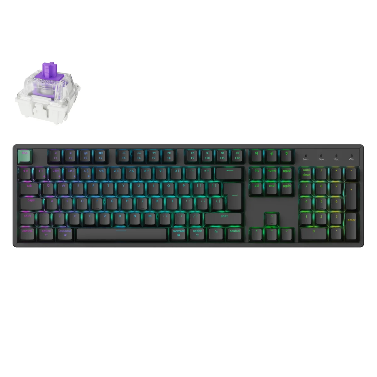 Keychron K10 HE Wireless Magnetic Switch Custom Keyboard (UK), image 1 of 1