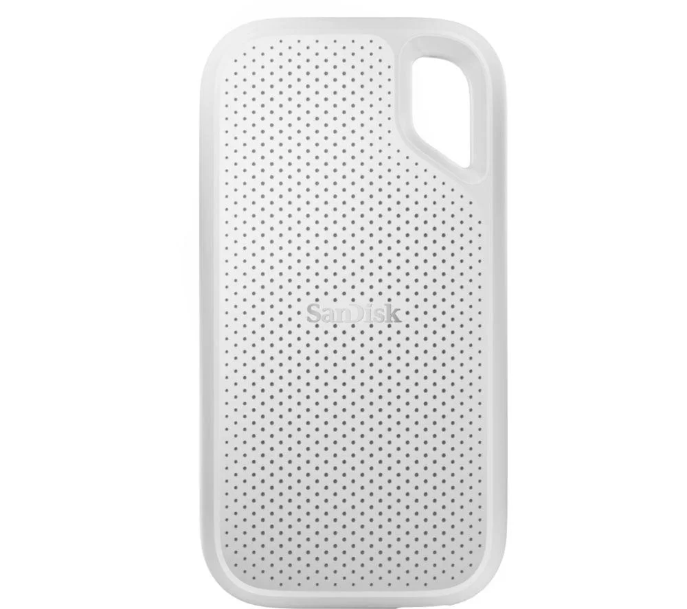 SANDISK Extreme Portable External SSD - 1 TB, White, White, image 1 of 1