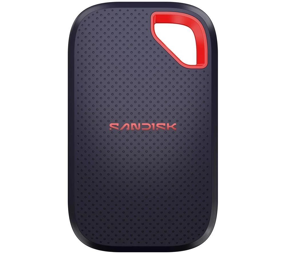 SANDISK Extreme Portable External SSD - 500 GB, Black, Blue, image 1 of 1