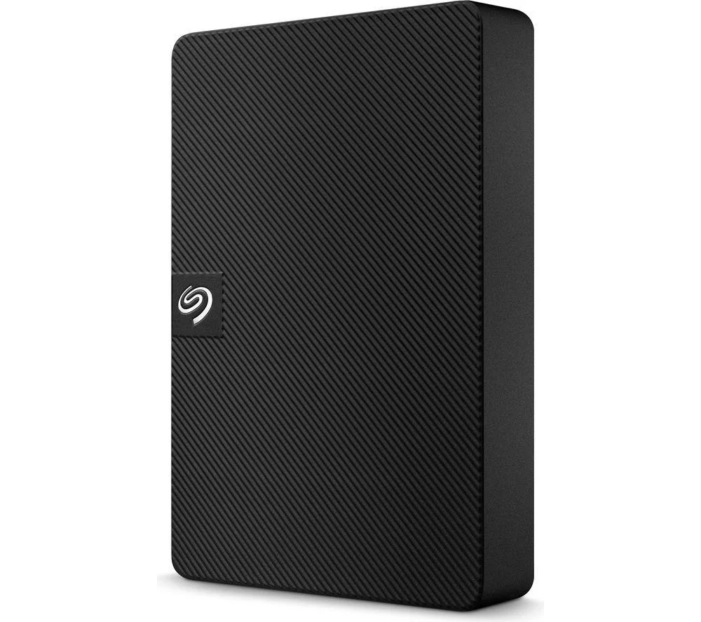 SEAGATE Expansion Portable Hard Drive - 4 TB, Black, Black, image 1 of 1