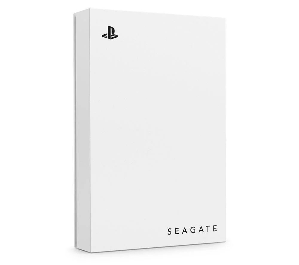 SEAGATE Gaming Hard Drive for PlayStation - 2 TB, White, White, image 1 of 1