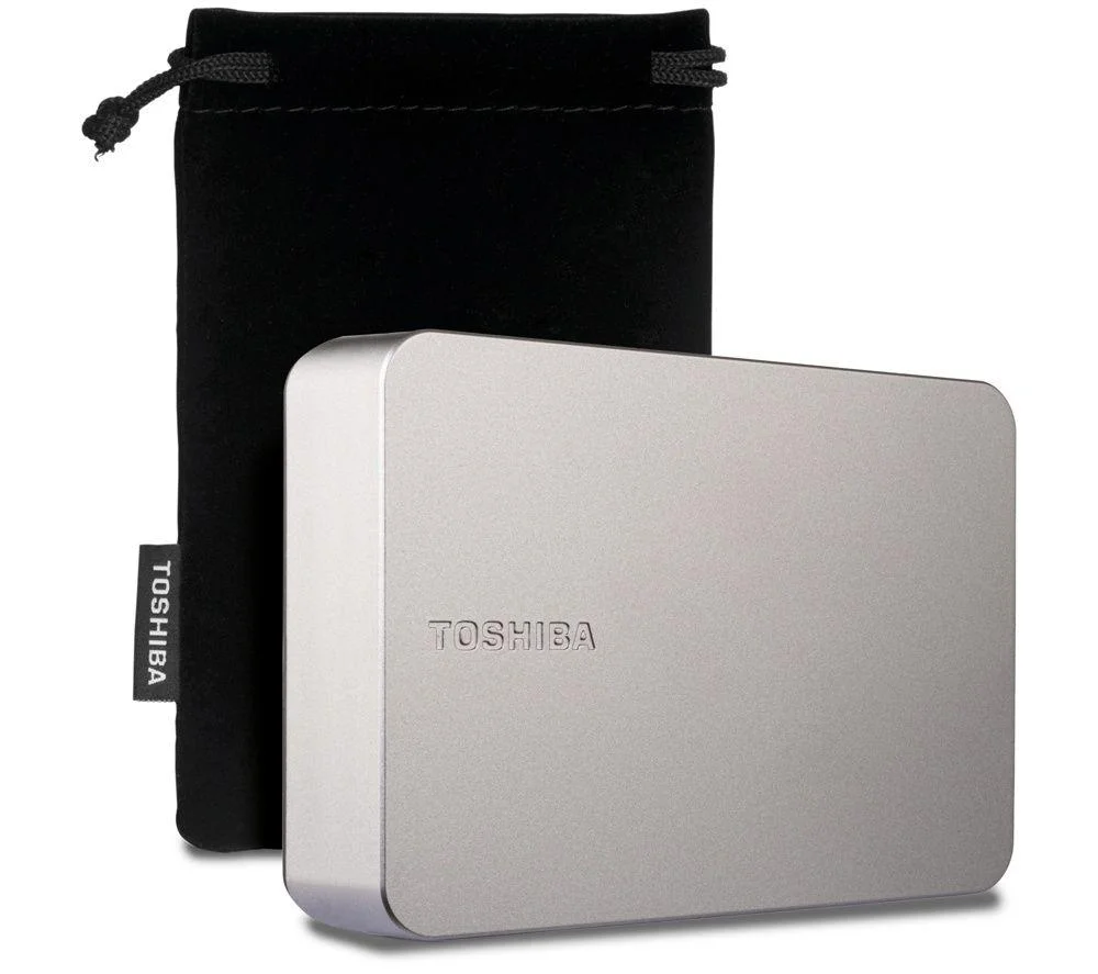TOSHIBA Canvio Flex Portable Hard drive - 4 TB, Silver, Silver/Grey, image 1 of 1
