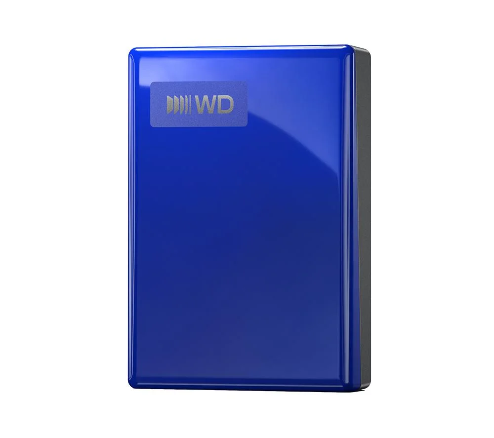 WD My Passport Portable Hard Drive - 2 TB, Blue, Blue, image 1 of 1