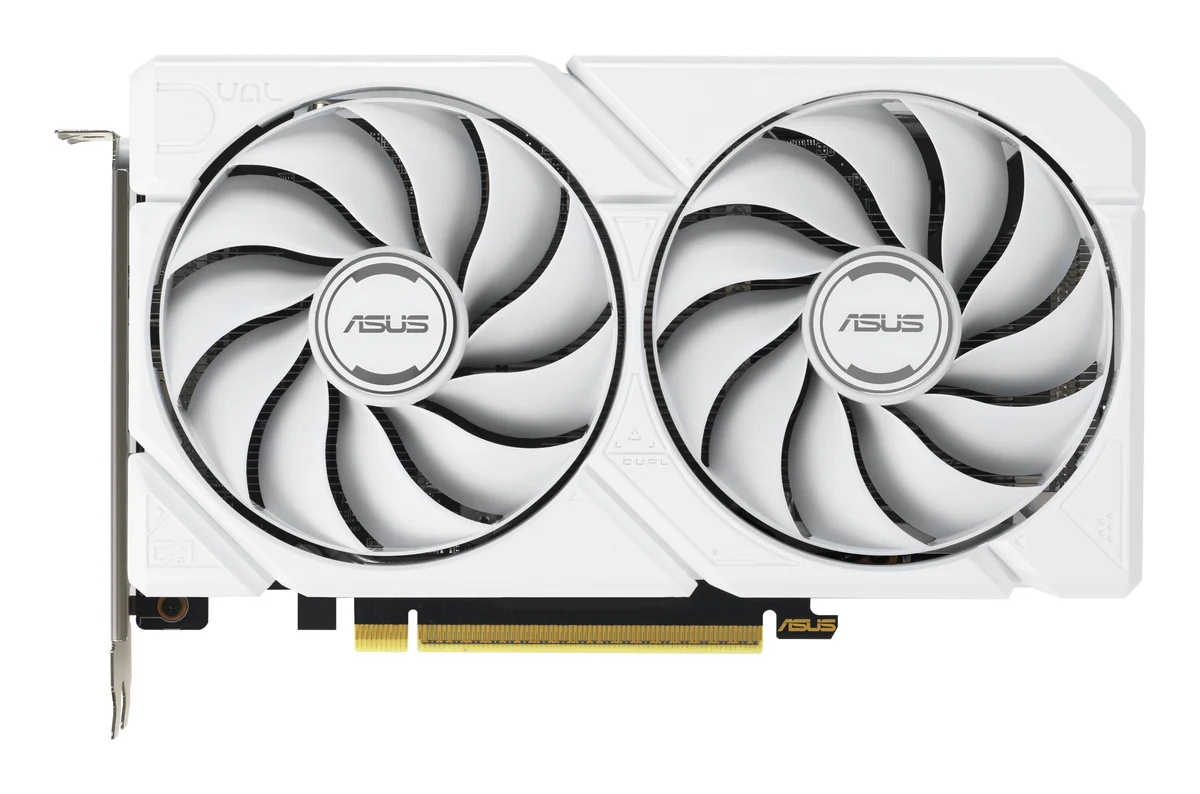 ASUS DUAL AMD Radeon RX 9060 XT White Edition 16GB GDDR6 Graphics Card - 90YV0LG3-M0NA00, image 1 of 1