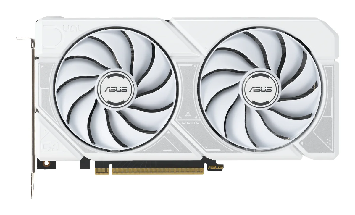 ASUS DUAL GeForce RTX 5060Ti 16GB OC Edition GDDR7 Graphics Card - WHITE - 90YV0MH6‑M0NA00, image 1 of 1