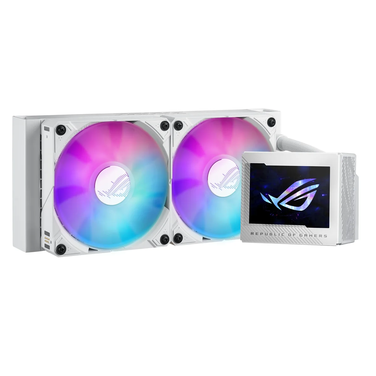 Asus ROG Ryujin III 240 White Edition ARGB AIO CPU Liquid Cooler - 90RC00K2-M0UAY0, image 1 of 1