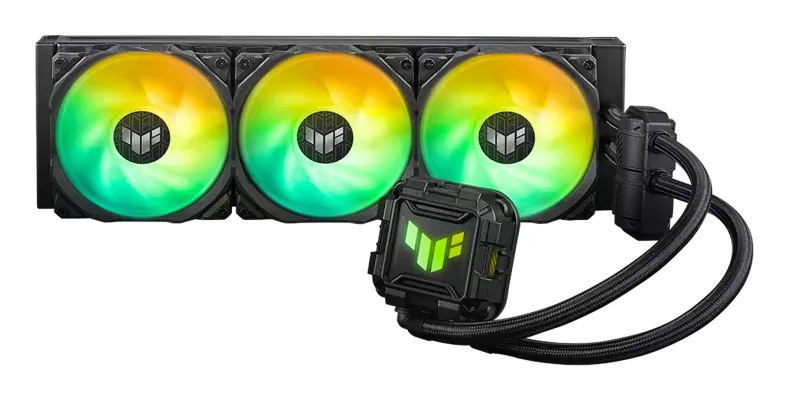 ASUS TUF Gaming LC II 360 ARGB 300W TDP AIO Liquid CPU Cooler Black - 90RC00M1-M0UAY0, image 1 of 1