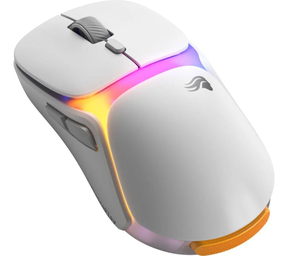 GLORIOUS Model O3 RGB Wireless Optical Gaming Mouse - White, White, image 1 of 1